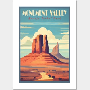 Monument Valley National Park Travel Poster Posters and Art